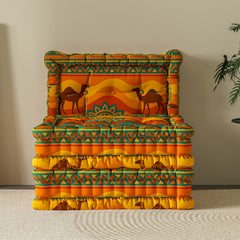 WOWMAX Floor Sofa Couch Boho –Boho Sunset
