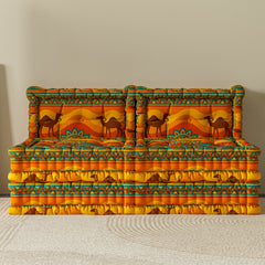 WOWMAX Floor Sofa Couch Boho –Boho Sunset