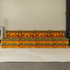 WOWMAX Floor Sofa Couch Boho –Boho Sunset