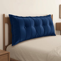 Rectangular Back Support Headboard Pillow— Velvet(100% Cotton)
