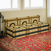 WOWMAX Floor Sofa Couch Boho – Arabian Black