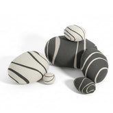 3D Curve Living Stones Pillows 6 Mix Sizes Stuffed Pillows Big Rock Pillows