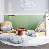 3D Stone Pillow 7 Pieces Set——New White Marble