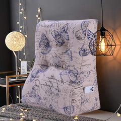 Curve Reading Pillow — Blue Butterfly