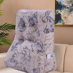 Curve Reading Pillow  — Blue Butterfly