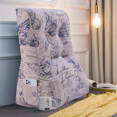 Curve Reading Pillow — Blue Butterfly