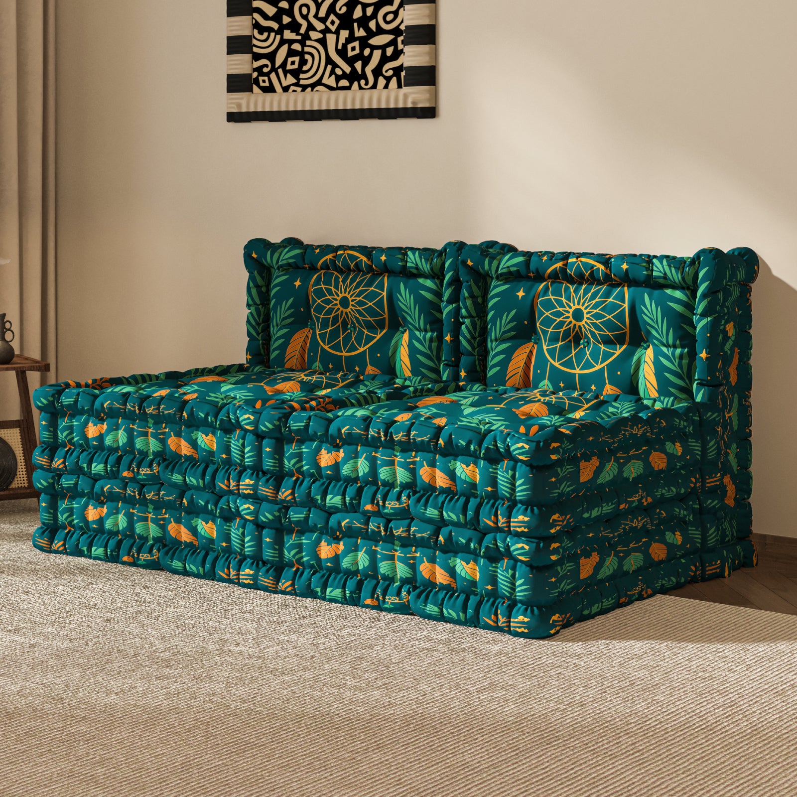 WOWMAX Floor Sofa Couch Boho –Persian Dream
