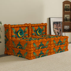 WOWMAX Floor Sofa Couch Boho –Mandala Glow