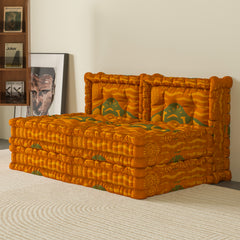 WOWMAX Floor Sofa Couch Boho –Sahara Palette