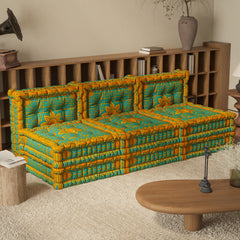 WOWMAX Floor Sofa Couch Boho –Moroccan Smile Mosaic