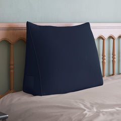 Back Pillow for Bed Sitting up, 80% Cotton 20% Linen  Blend