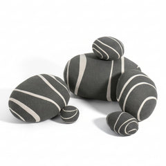 3D Curve Living Stones Pillows 6 Mix Sizes Stuffed Pillows Big Rock Pillows