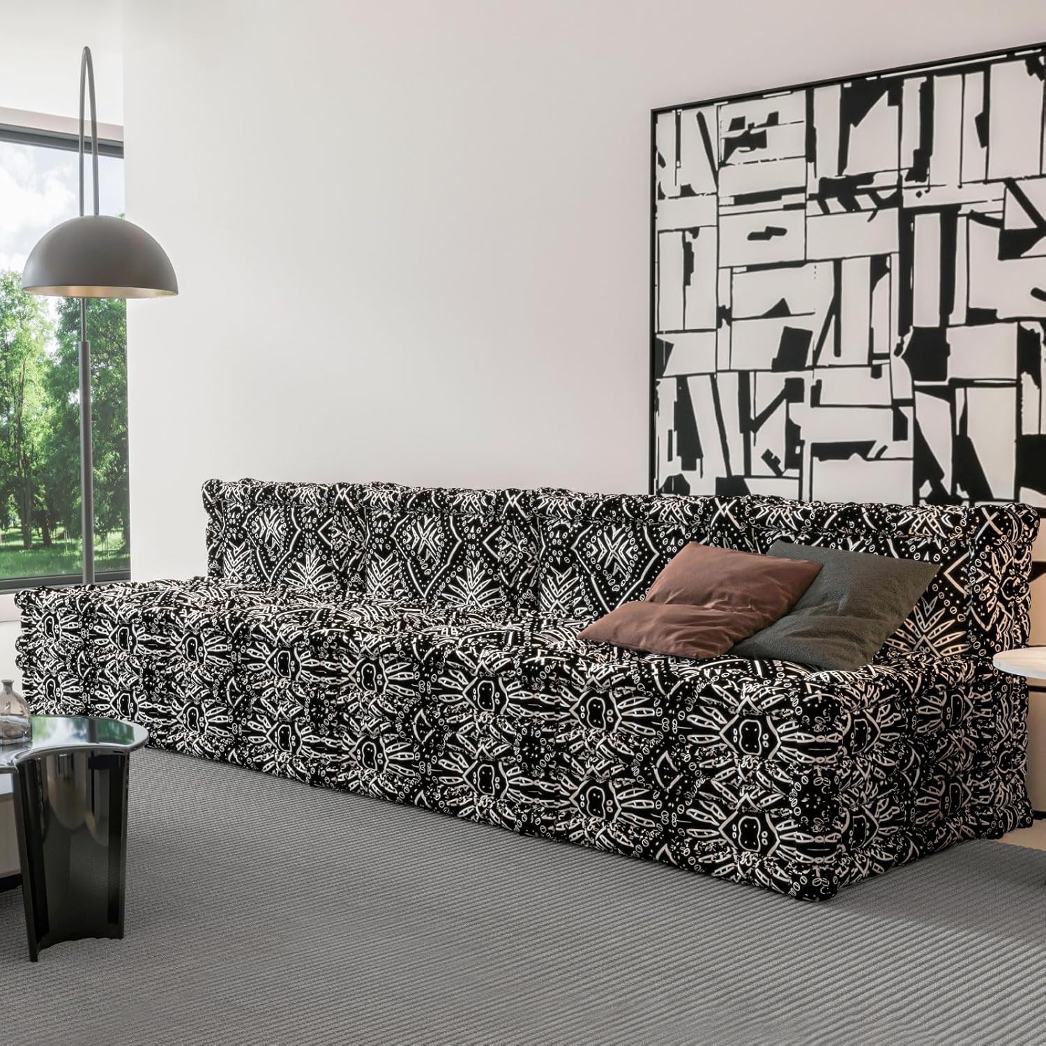 WOWMAX Floor Sofa Couch Boho –Fressia