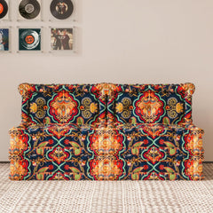 WOWMAX Floor Sofa Couch Boho – Ethnic Flower