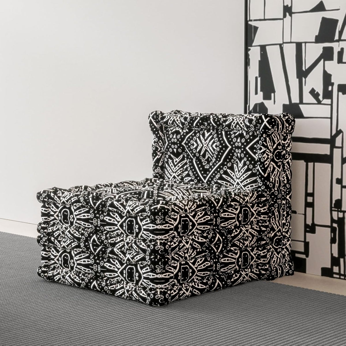 WOWMAX Floor Sofa Couch Boho –Fressia