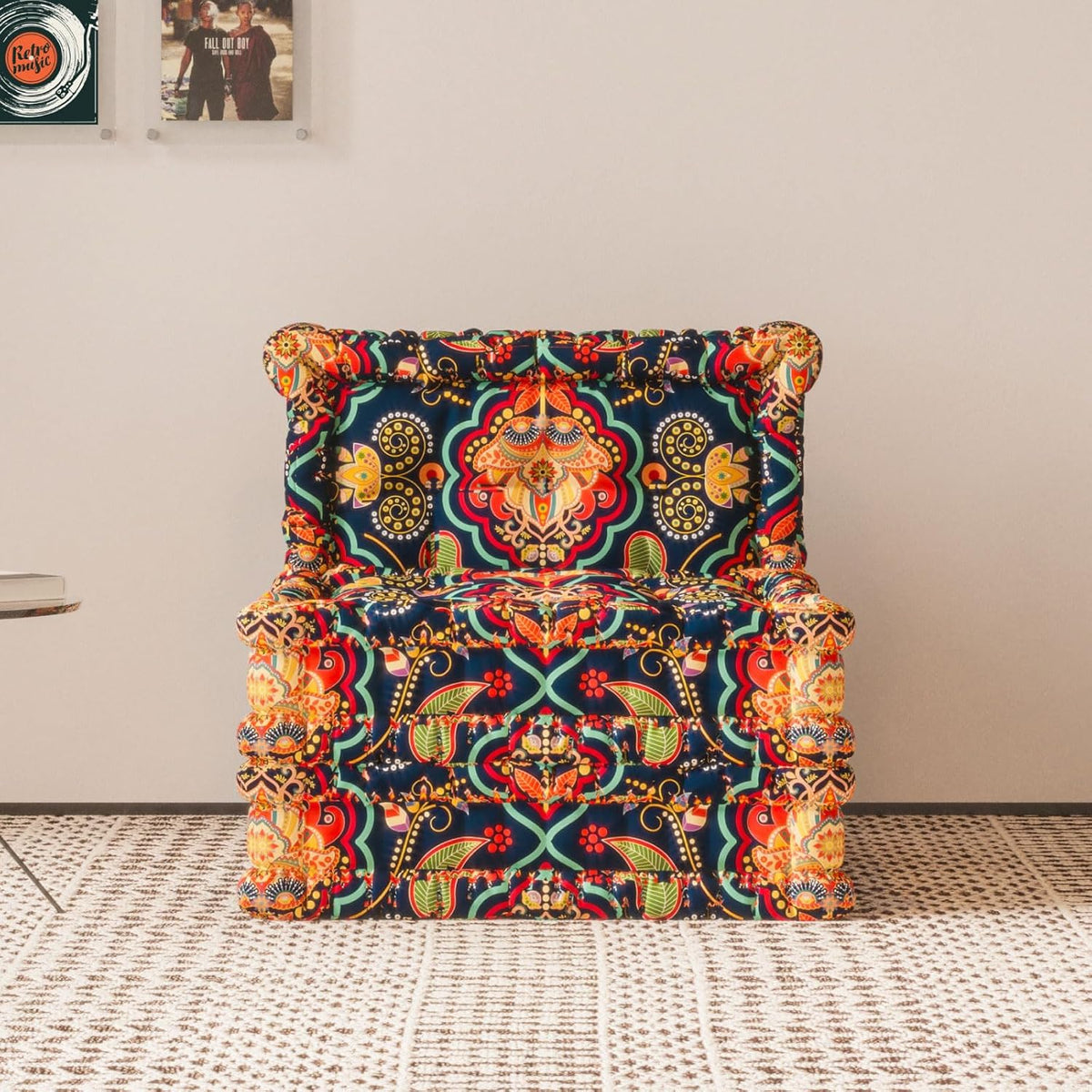 WOWMAX Floor Sofa Couch Boho – Ethnic Flower