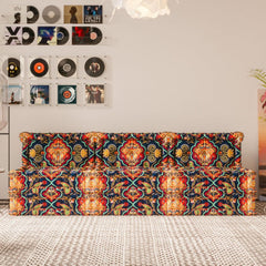 WOWMAX Floor Sofa Couch Boho – Ethnic Flower