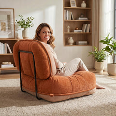WOWMAX Floor Sofa Support Frame, Freestanding Metal Back Support, No Wall Needed, Fits Most Floor Sofas