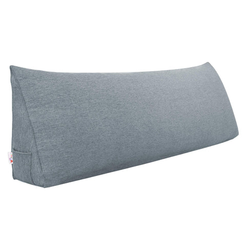 Large Pillow Positioning Wedge No Button Linen——Grey
