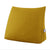 Dreieckiges Bettkeilkissen mit abnehmbarem und waschbarem Bezug aus Leinen – Gelb 23,5 Zoll