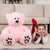 3 Fuß großer Riesen-Teddybär Daney, kuschelig gefüllte Plüschtiere, Teddybär-Spielzeugpuppe – Rosa, 91,4 cm