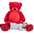 6 Fuß riesiger riesiger lebensgroßer Teddybär Daney Kuschelige Plüschtiere Teddybär Spielzeugpuppe Rot 72 Zoll