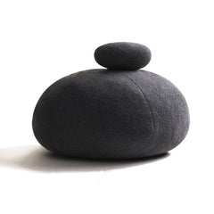 3D Stone Pillows 6 Mix Sizes —Dark Gray