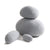 3D Curve Living Stones Kissen 6 verschiedene Größen Big Rock Pillows Neue Kieselsteinkissen – Hellgrau 