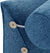 Säädettävä Bed Wedge -tyynyn kaula-selkätuki Tyynyt, joissa on pehmuste liinavaatteet – sininen 23,5 tuumaa
