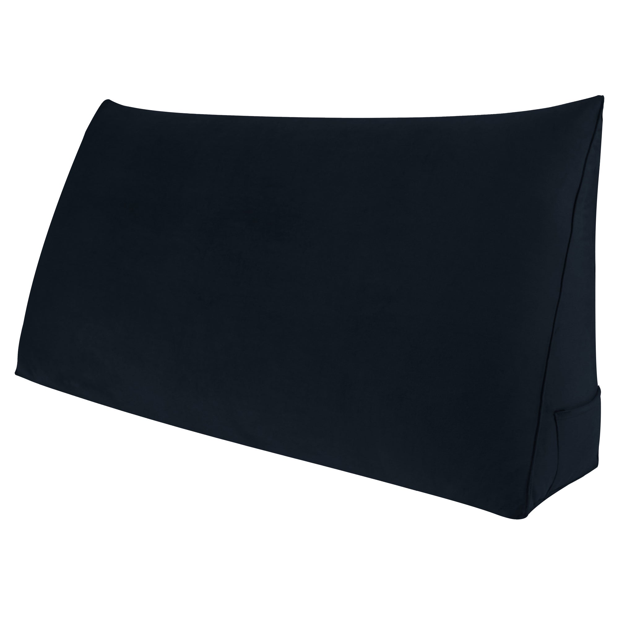 Large Reading Pillow velvet No Button Velvet—Black